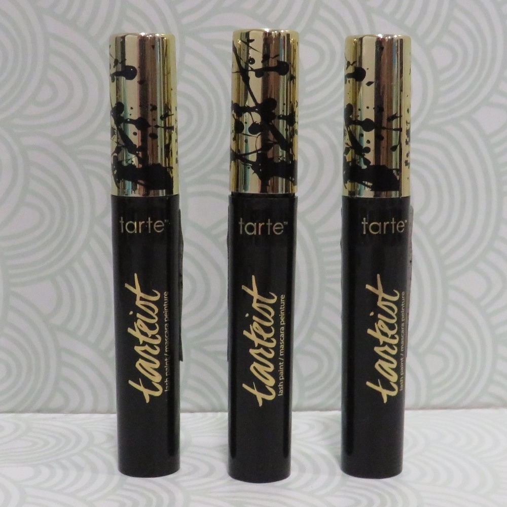 TARTE💥TARTEIST LASH PAINT MASCARA BLACK 0.08 OZ - LOT OF 3💥
